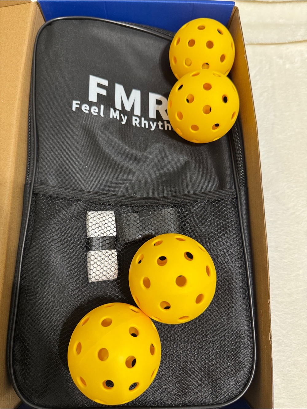 Yellow Pickleball Practice Set with Carry Case